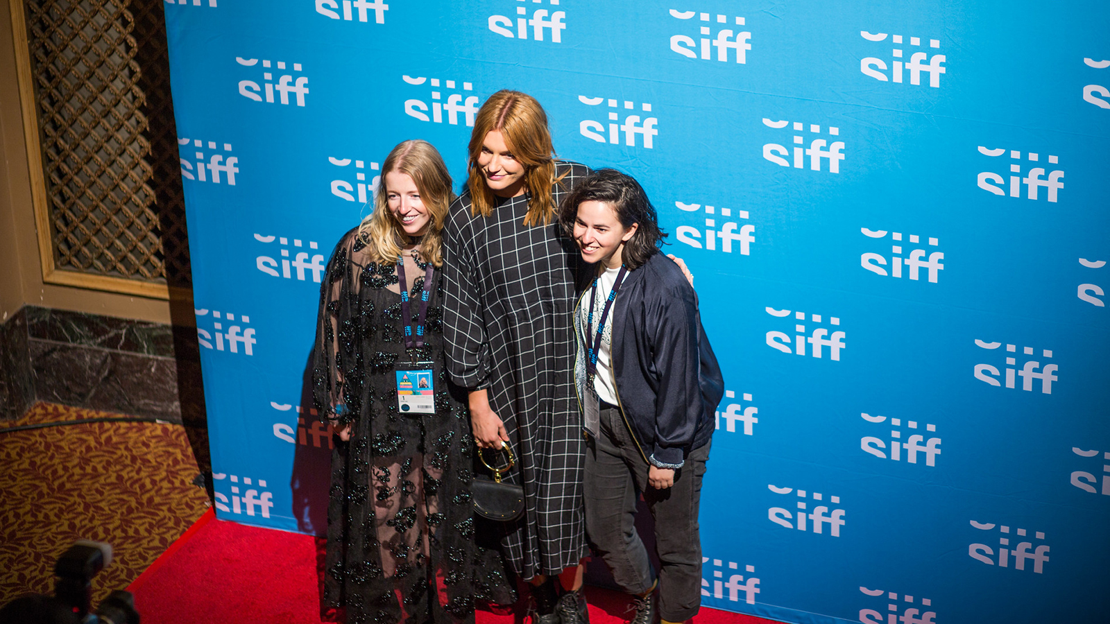Guests on the red carpet at Opening Night of the 2022 Seattle International Film Festival