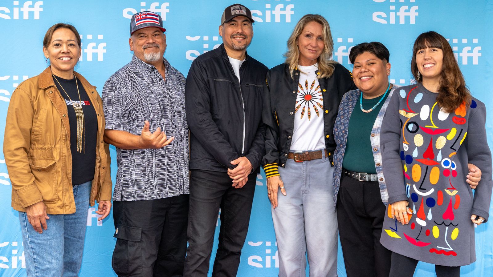 4th World Media Lab Fellows on the red carpet at the 2025 Seattle International Film Festival