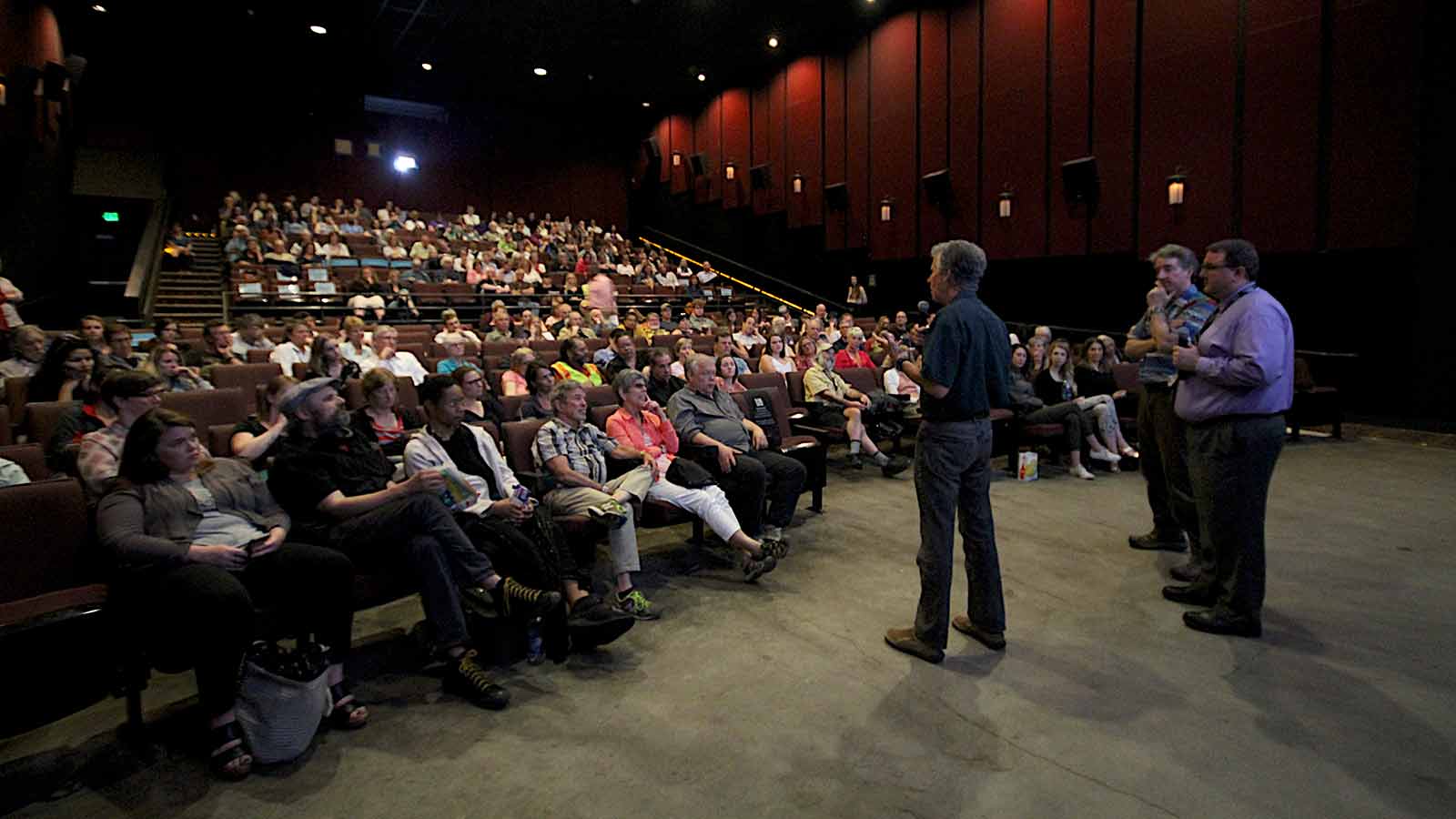 Phil Speaks to the Audience