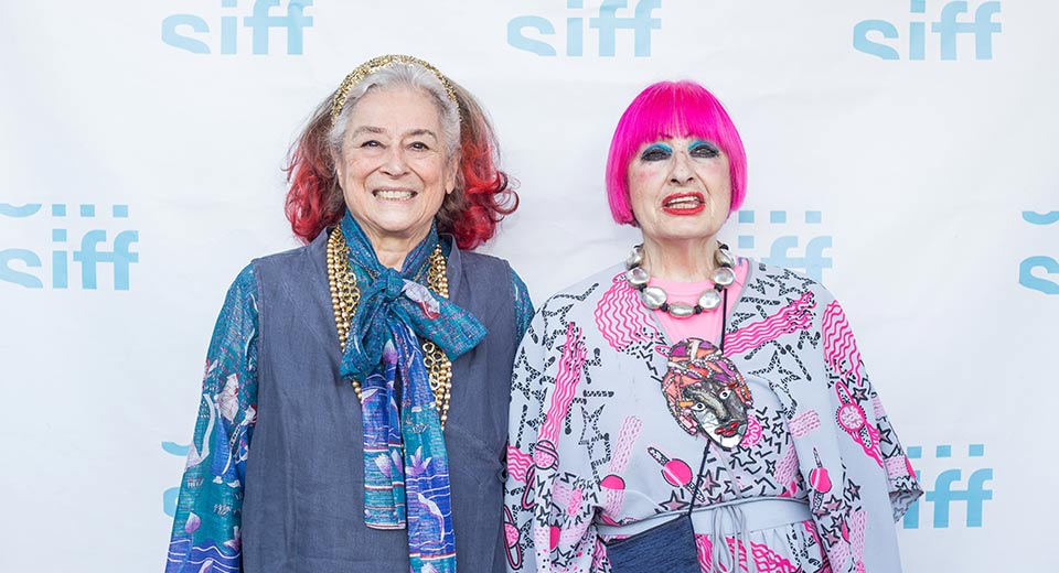 Zandra Rhodes and her Best Friend 