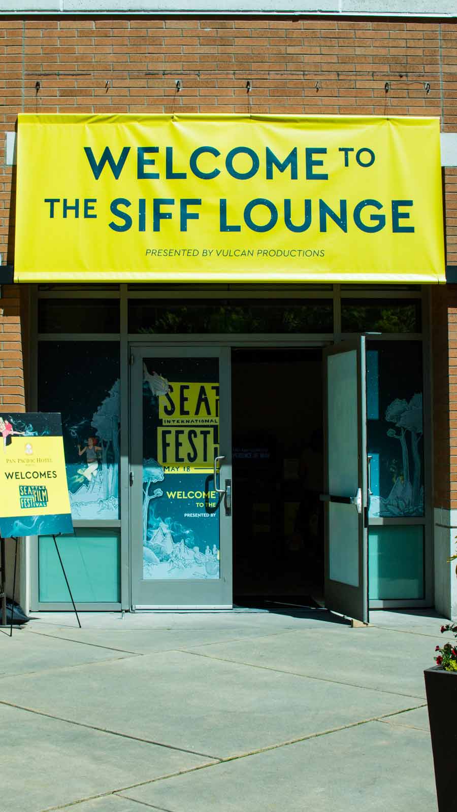 SIFF Lounge Venue Sign