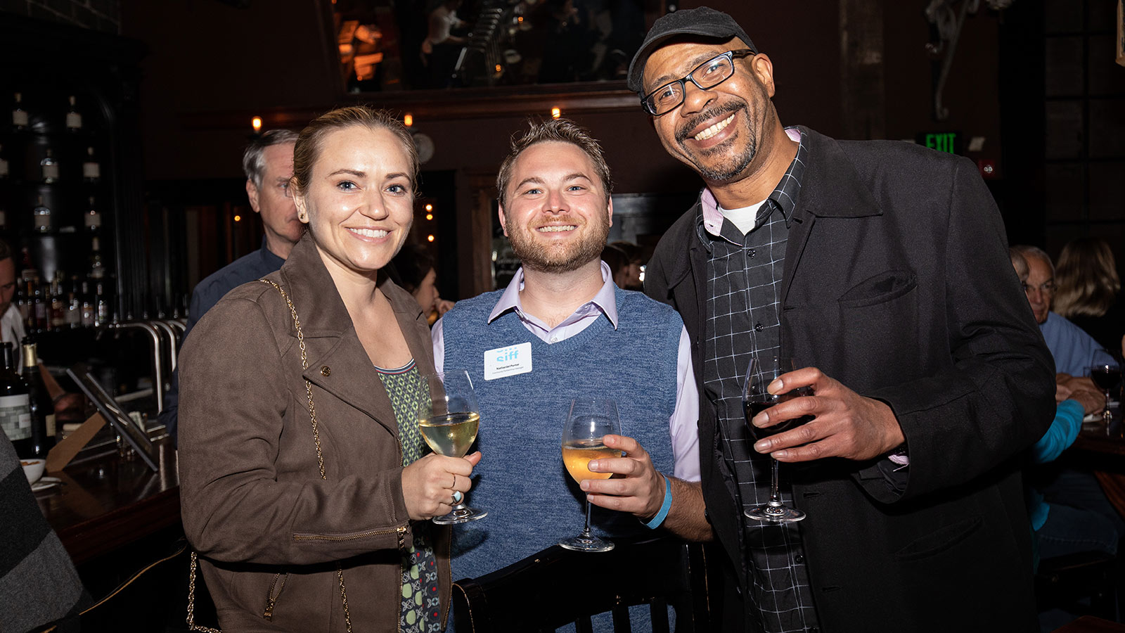 Guests at French Cinema Now 2019 Opening Night Party