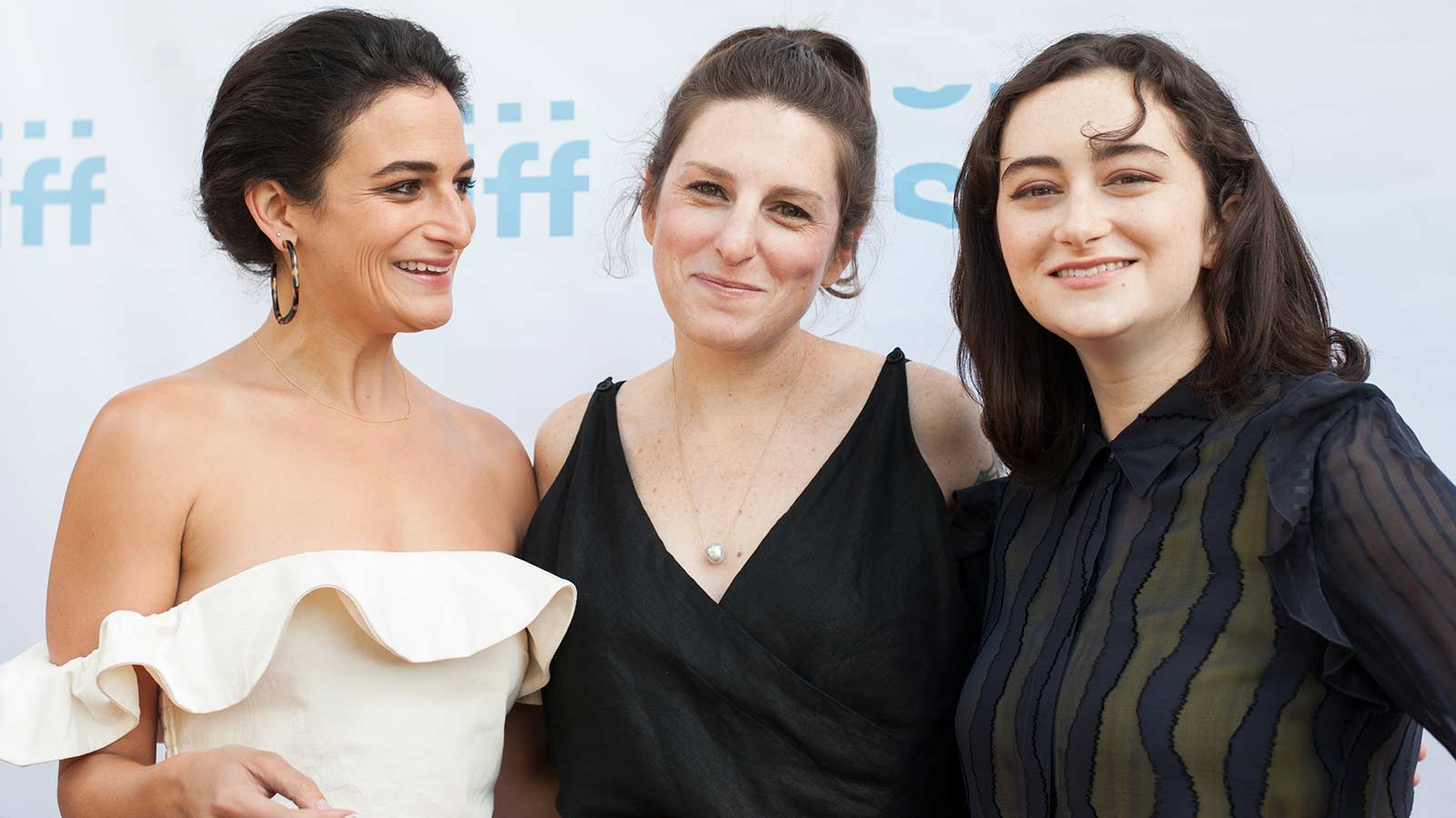 Actors Jenny Slate and Abby Quinn with Director Gillian Robespierre at the SIFF 2017 screening of Landline.