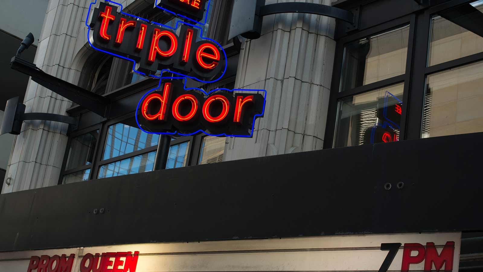 Triple Door Sign