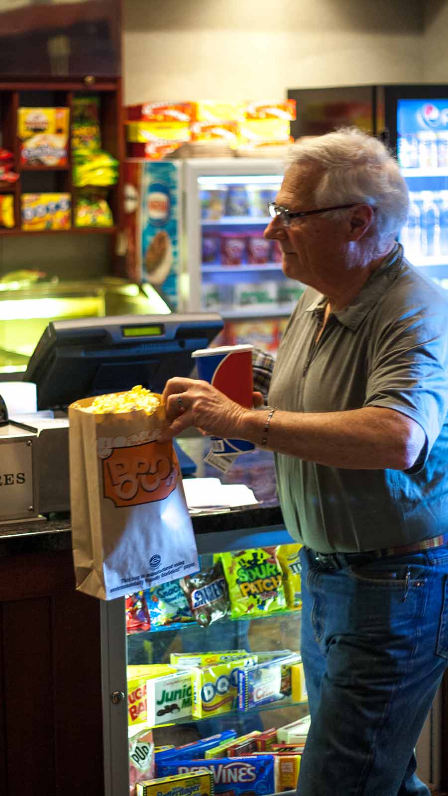 Guest with Popcorn